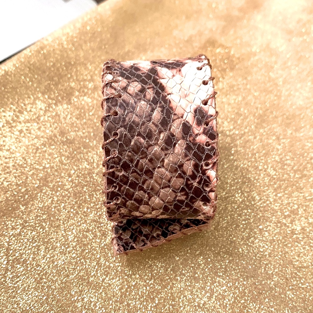 Unique genuine leather bracelet.